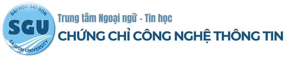SGU-LOGO – Trung tâm Ngoại ngữ – Tin học Trường Đại học Sài Gòn
